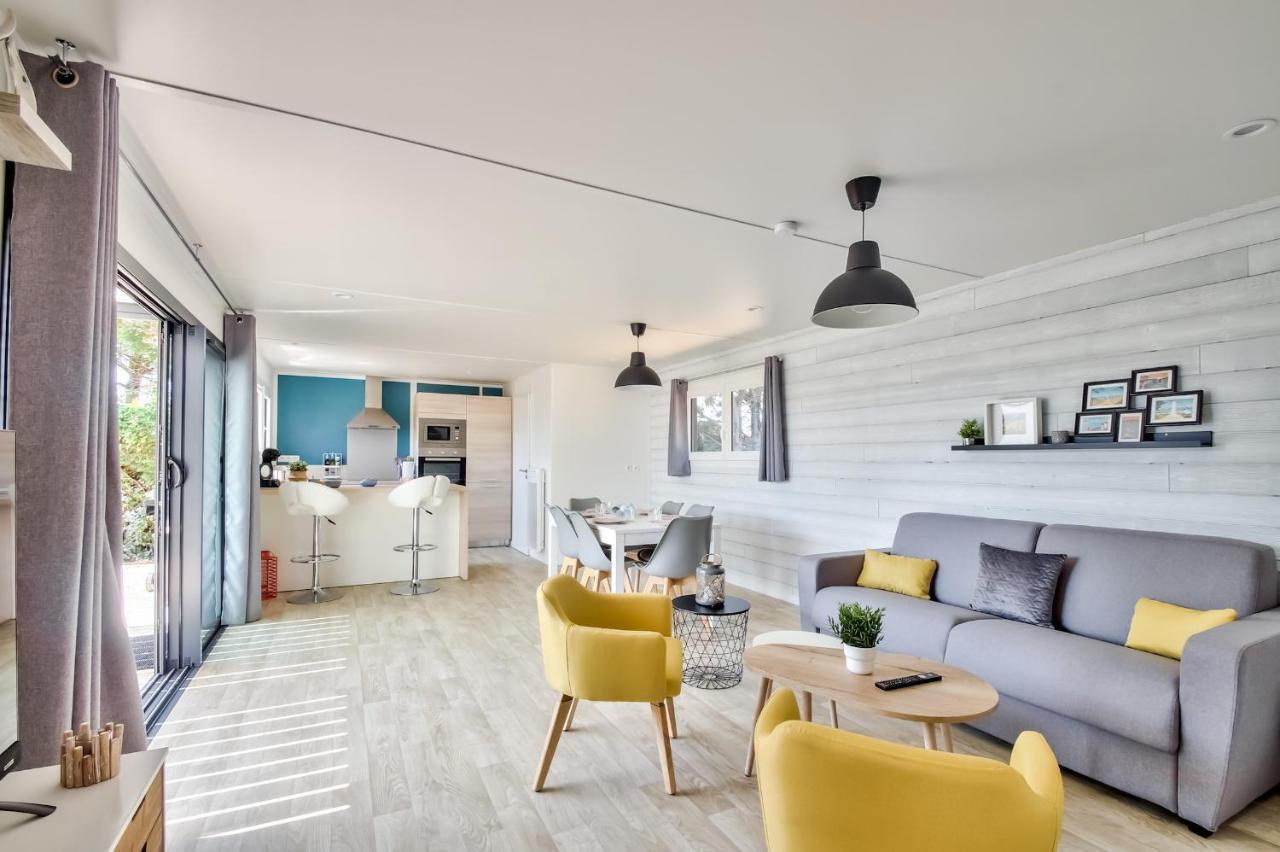 Chalet Pour 8 Dans Residence Avec Piscine Chauffee Бретиньоль-сюр-Мер Экстерьер фото