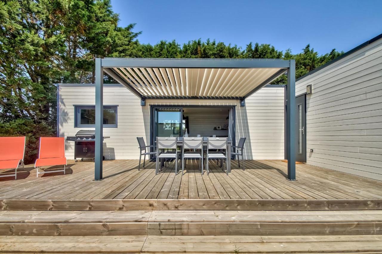 Chalet Pour 8 Dans Residence Avec Piscine Chauffee Бретиньоль-сюр-Мер Экстерьер фото